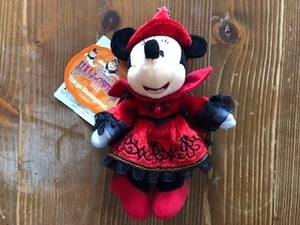  prompt decision Dte* Disney Land 2011 Halo we nHALLOWWEEN Minnie Mouse soft toy badge * new goods * tag attaching ...