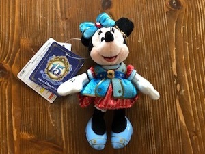  prompt decision Dte* Disney si-15 anniversary Minnie Mouse soft toy badge * new goods * tag attaching ...