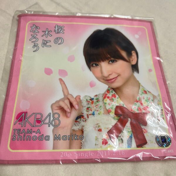篠田麻里子 個別タオル 桜の木になろう AKB48
