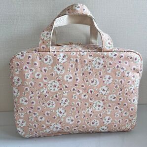 最終価格 リバティ ツインポーチ ジョアンナ ピーチ ハンドメイド