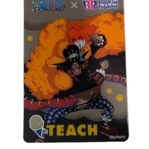 ワンピース サーティワン コラボ コレクションカード TEACH カード 31