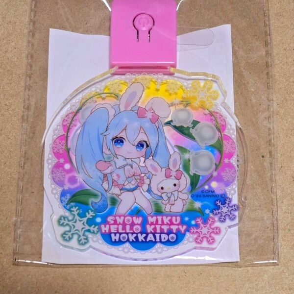 雪ミク × ハローキティ コラボ 北海道限定 アクリルフラッシュ 初音ミク 新品未開封