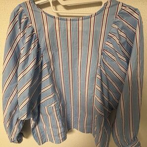 【SALOON by BABYRONE】ストライプブラウス