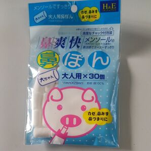 鼻爽快 鼻ぽん 大ちゃん(30個入り/袋、11mm×20mm) 花粉症