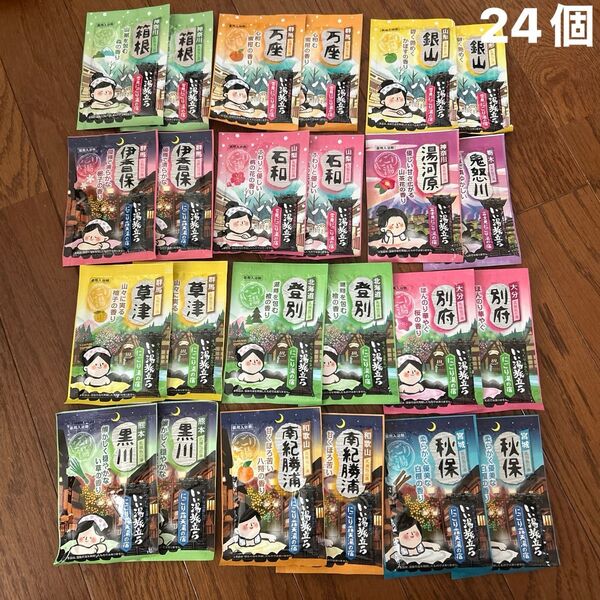 いい湯旅立ち 薬用入浴剤 パウダー 12種 × 2セット (24包)