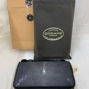 GODANE ガルーシャ革 ダブルファスナー ミニセカンド