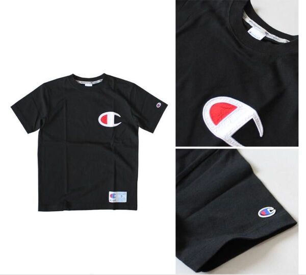 Champion ビックロゴ入り Tシャツ アクションスタイル Sサイズ