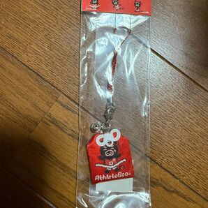 AthleteBoo キャラクター ストラップ 赤