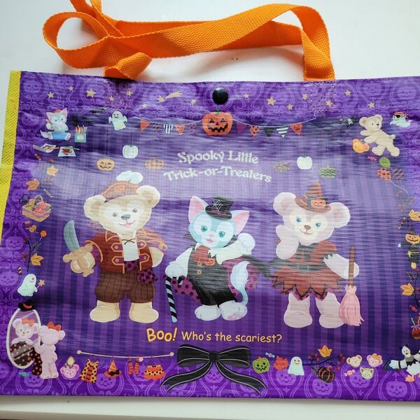 ショッピングバック ディズニーシー ジェラトーニ ダッフィー シェリーメイ ハロウィン エコバッグ