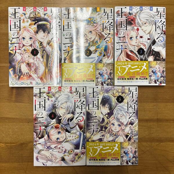 星降る王国のニナ 1巻から5巻 セット