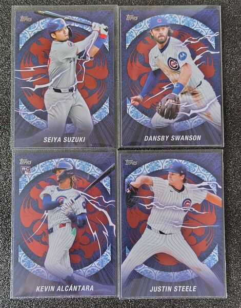 TOPPS 2025 MLB WTD カブス4枚セット 東京シリーズ限定インサート 鈴木誠也 Tokyo series