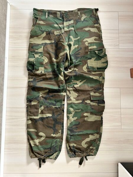 カーゴパンツ 迷彩 カモフラ 古着 ARMY