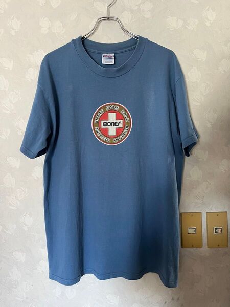 最終値下げ金額になります。bones ボーンズ Tシャツ ビンテージ L スケート パウエル サンタクルーズ トニーホーク