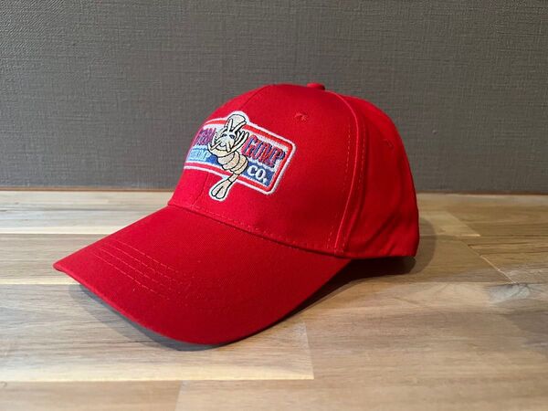 フォレスト・ガンプ キャップ 帽子 Forrest Gump Bubba 赤 新品 Bubba Gump Shrimp CO. B