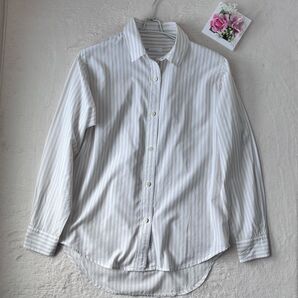 【美品】Plageプラージュ ストライプブラウス/長袖シャツ