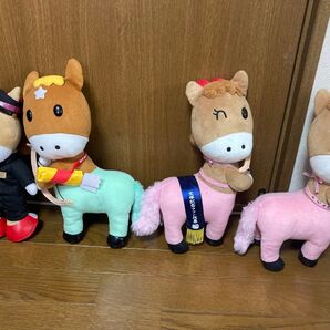 非売品 阪神競馬場 ターフィー ぬいぐるみ 宝塚記念 ハローキティ 電鉄 4体