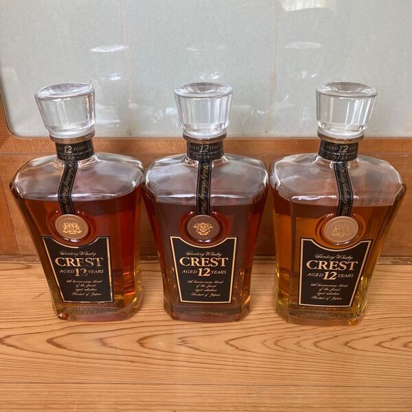 SUNTORY CREST サントリー クレスト12年 700ml 3本セット
