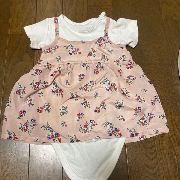 こども服 女の子 半袖ロンパース