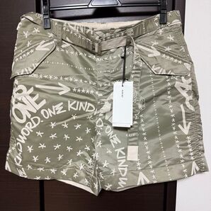 Sacai Eric Haze Bandana Print Shorts 23-02964M KHAKI サカイ コラボ