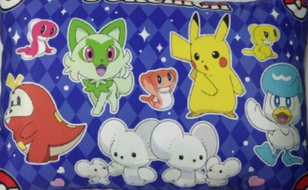 即決 ポケットモンスター 枕 43×63 新品タグ付き ポケモン まくら ピロー 両面同柄