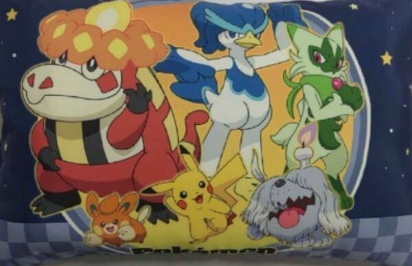 即決 ポケットモンスター 枕 43×63 新品タグ付き ポケモン まくら ピロー 両面同柄