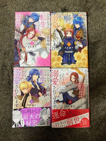 シンデレラの義理姉(あね)に転生したけどふたりの王子に溺愛されています 1〜4巻