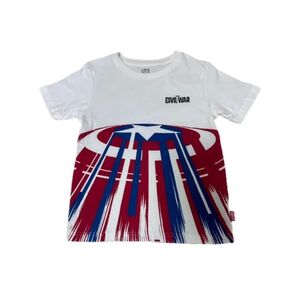 【ユニクロ×マーベル】美品 半袖Tシャツ キャプテンアメリカシビルウォー 130