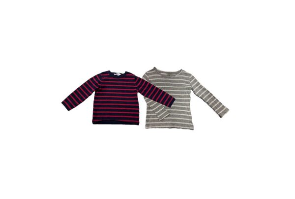 【H&M エイチアンドエム】まとめ売り 薄手セーター ロンT EUR98〜104