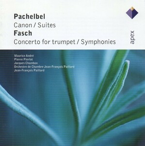 パッヘルベル:カノン,組曲集 / ファッシュ:トランペットと2つのオーボエのための協奏曲,他 / パイヤール室内管弦楽団 / apex