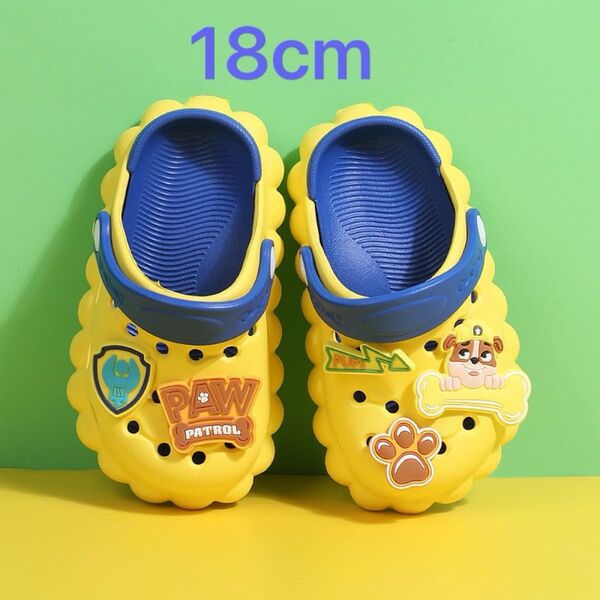 新品 パウパトロール サンダル 18cm ラブル クロックス風サンダル 子供用