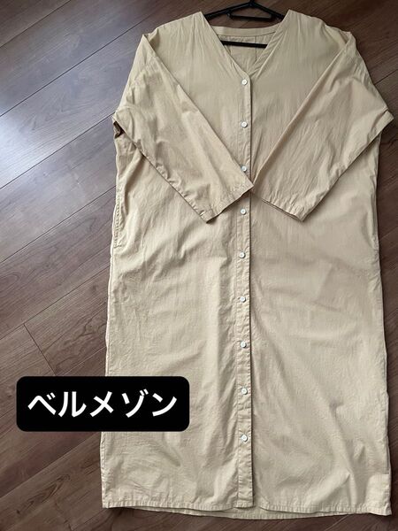 ベルメゾン★マタニティ★M-Lサイズ★ワンピース★春服 ★長袖シャツ