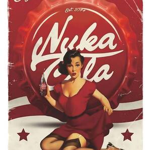 大型サイズ:60cm×40cm★Nuka Cola看板 お洒落★メタル看板★アメリカン・ガレージ★新品