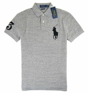 新品 POLO Ralph Lauren ポロラルフローレン ビッグポニー ポロシャツ グレー GREY 336 / M