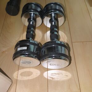 クローム仕上げダンベル6kg×2 筋トレ