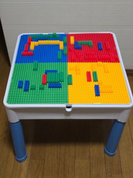 ブロックテーブル 収納付き