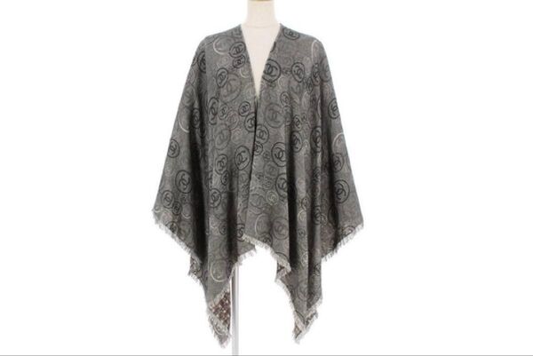 シャネルCHANEL カシミヤ ストール 美品リバーシブル 大判