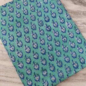 【1.3m】ハンドブロックプリント生地 プレカット済