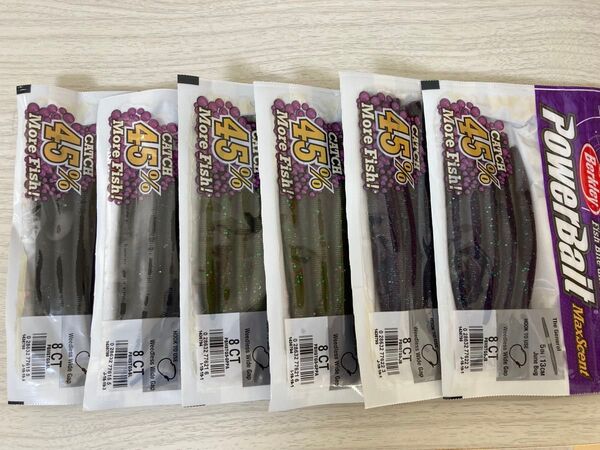 ★ 未使用 バークレイ パワーベイト マックスセント ジェネラル 5インチ 6個セット Berkley ★