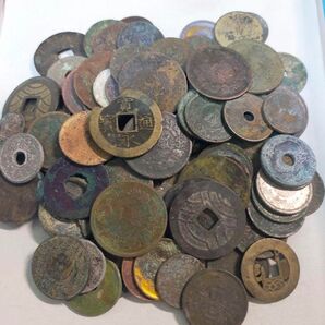 古銭 ジャンク品 約100枚 (3-137)