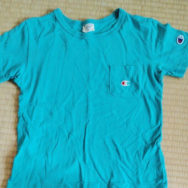 Champion Tシャツ エメラルドグリーン