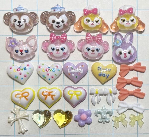 No.7 ネイルパーツ デコパーツ まとめ売り セット