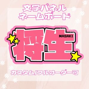 文字パネル ネームボード