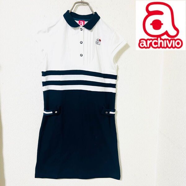 archivio アチビチオ ゴルフウェア ワンピース オシャレ 36 S