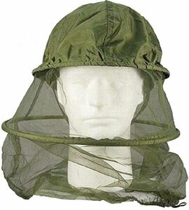米軍放出品 モスキートネットヘッド 中古 蚊帳 感染防止フィルター コロナ 素材に