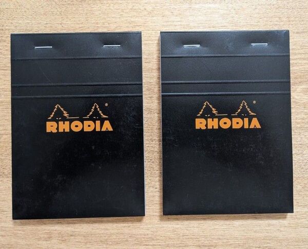 【2冊セット】RHODIA(ロディア) メモ帳 No.13 (A6)ブラック