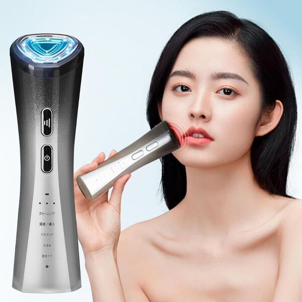 RF美顔器 6種類モード 3段階レベル イオン導入