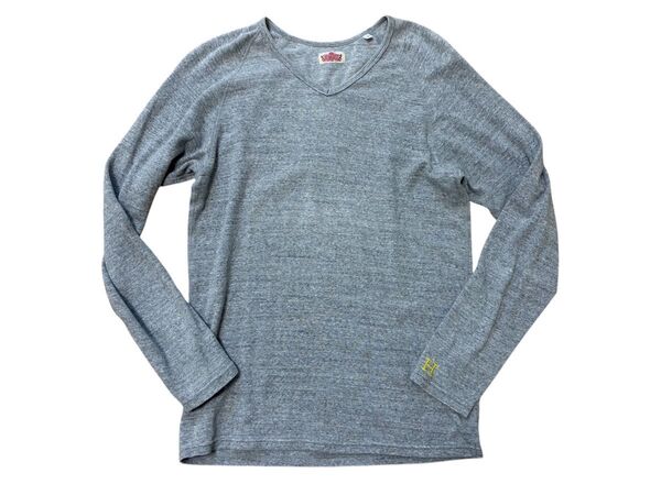 ハリウッドランチマーケット H.R.MARKET ストレッチ フライス ロング カットソーTシャツ メンズ 3 霜降りグレー