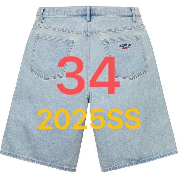 Supreme Baggy Denim Short 34 バギー シュプリーム デニム ショートパンツ 短パン