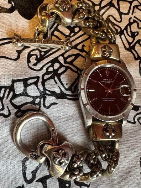 bill wall leather ウォッチブレス ROLEX OYSTER PERPETUAL DATE#2 ギャランティーあり