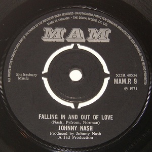 FUNK.SOUL.45★JOHNNY NASH / FALLING IN AND OUT OF LOVE / 7インチ / Bob Marley